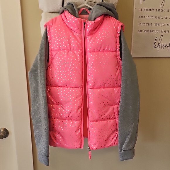 Pink Platinum Vibrant Pink and Gray Jacket - Picture 1 of 3